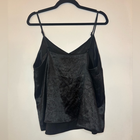 Nine West Ladies Satin feel black top XL - Picture 5 of 6